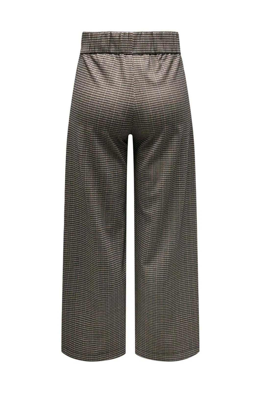 New JDY geggo Mia Long Check Pant 3750952 Cobblestone Mini Check