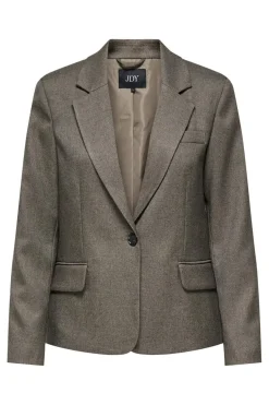 JDY hayes L/S Blazer Tlr 4846352 Teak Melange