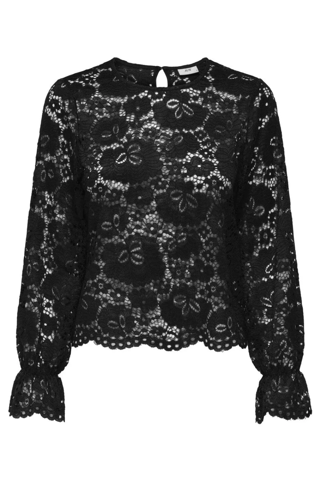 JDY lacey L/S Lace Top 4840204 Black