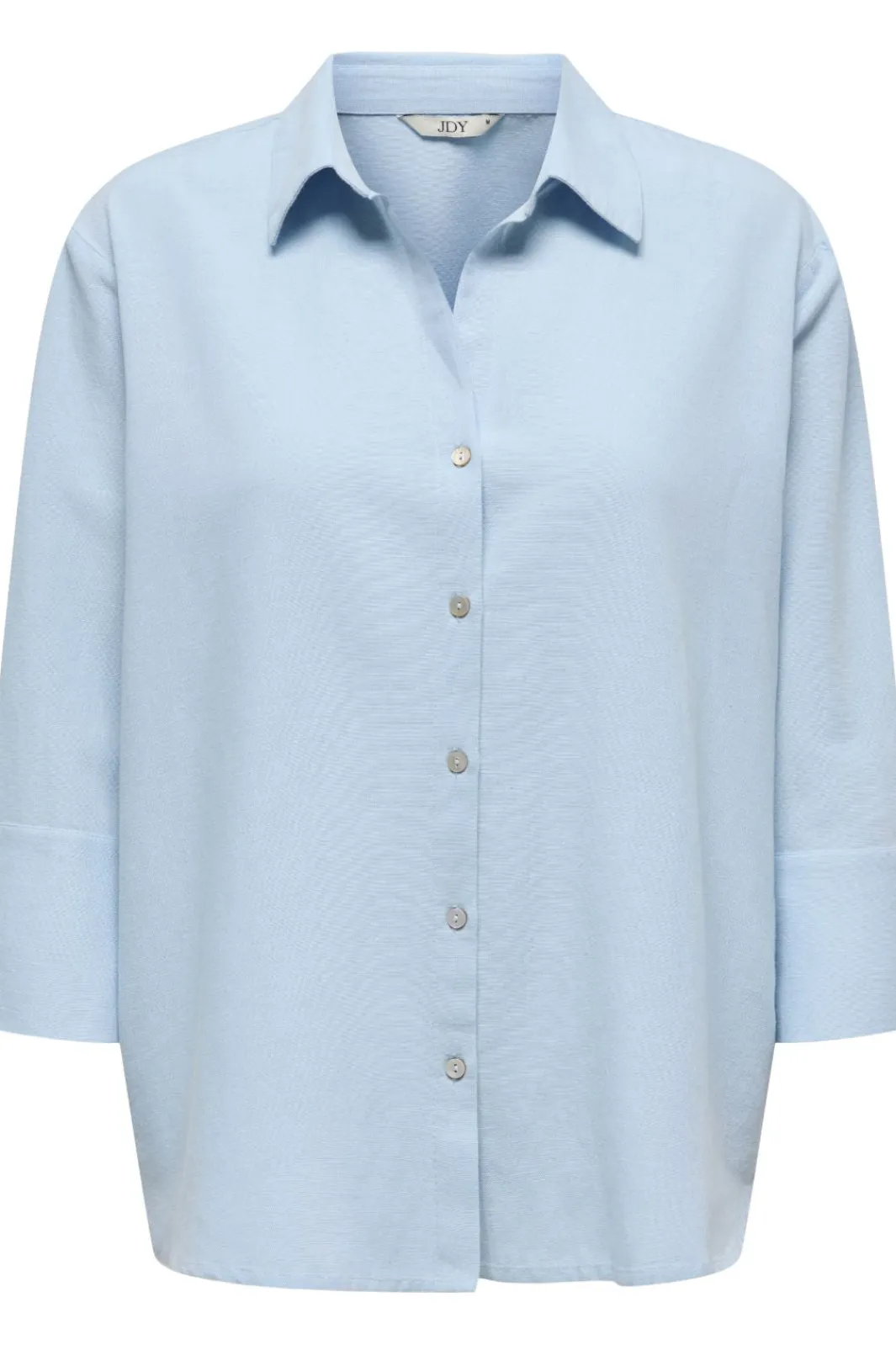 Outlet JDY lucia 3/4 Linen Shirt 4941426 Cashmere Blue