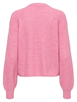 JDY lumi Life L/S Button Cardiga Knt 5011120 Aurora Pink Melange