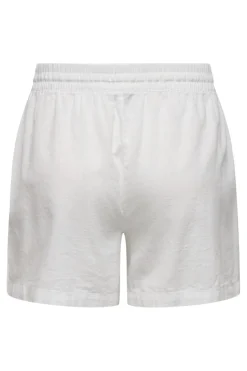 Hot JDY mila Linen Shorts 4753151 Cloud Dancer