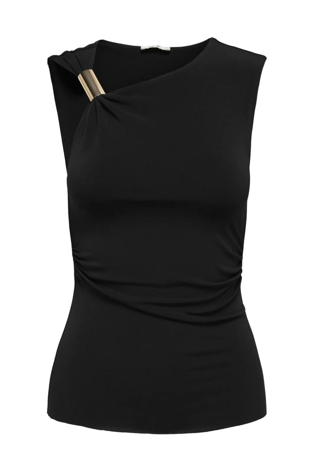 Clearance JDY misty S/L Assymetric Top 5003363 Black