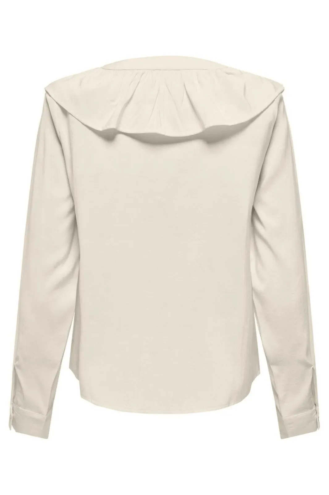New JDY my Evie L/S V-Neck Frill Shirt 4902570 Birch