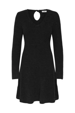Hot JDY nova L/S V-Neck Skater Dress Knt 4907585 Black