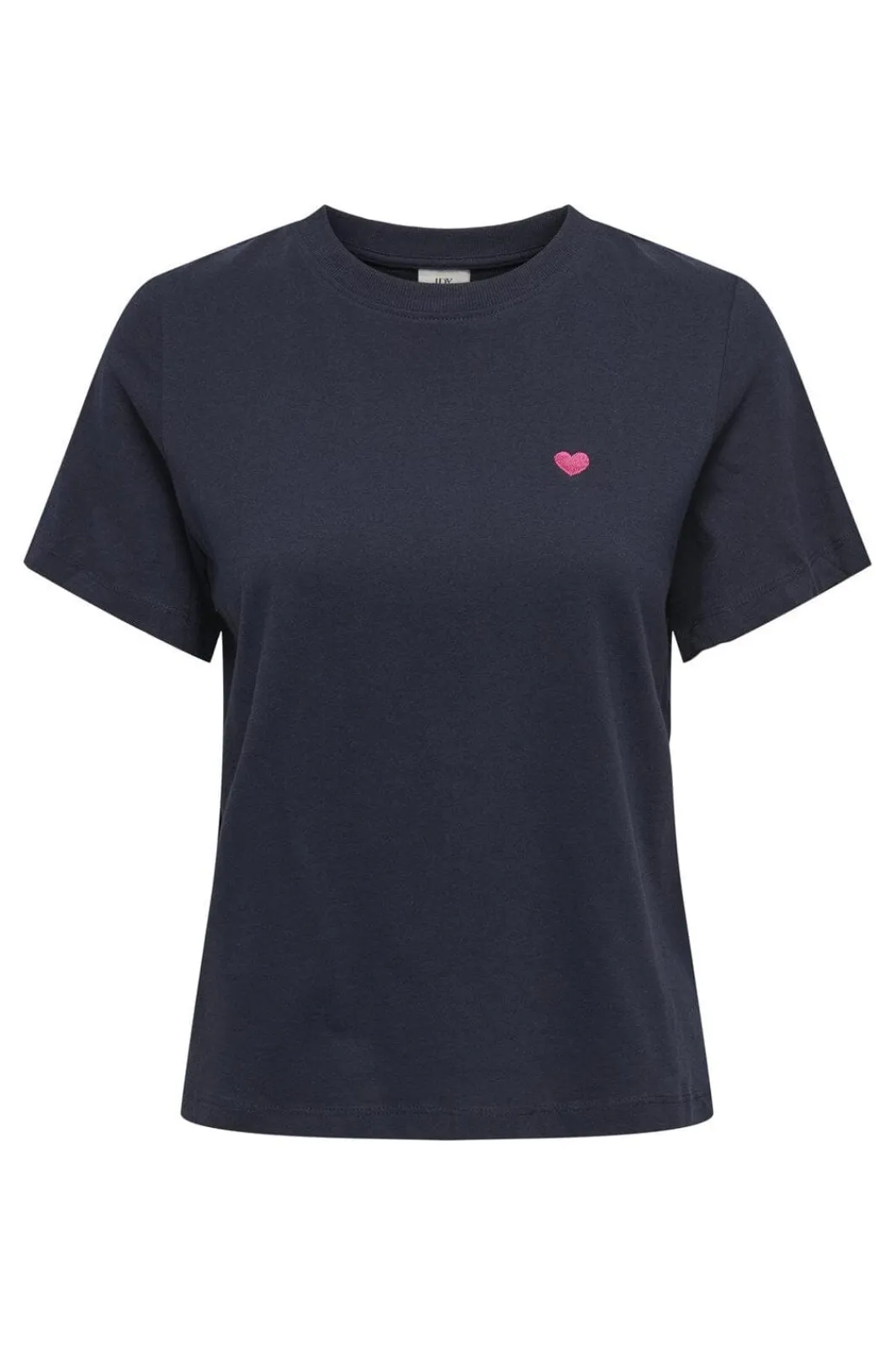 Online JDY pisa S/S Print Top 4713682 Sky Captain Pink Peacock Heart