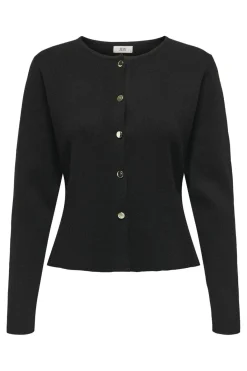 New JDY prime Life L/S On Fitted Cardigan Knt 4875934 Black