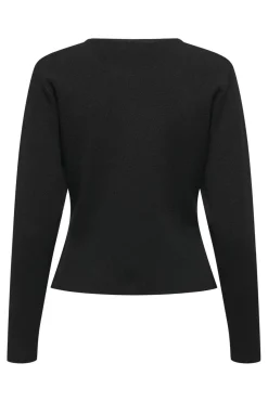 New JDY prime Life L/S On Fitted Cardigan Knt 4875934 Black