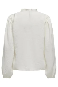 Best JDY rachel Life L/S Pintuck Top 4505028 Cloud Dancer