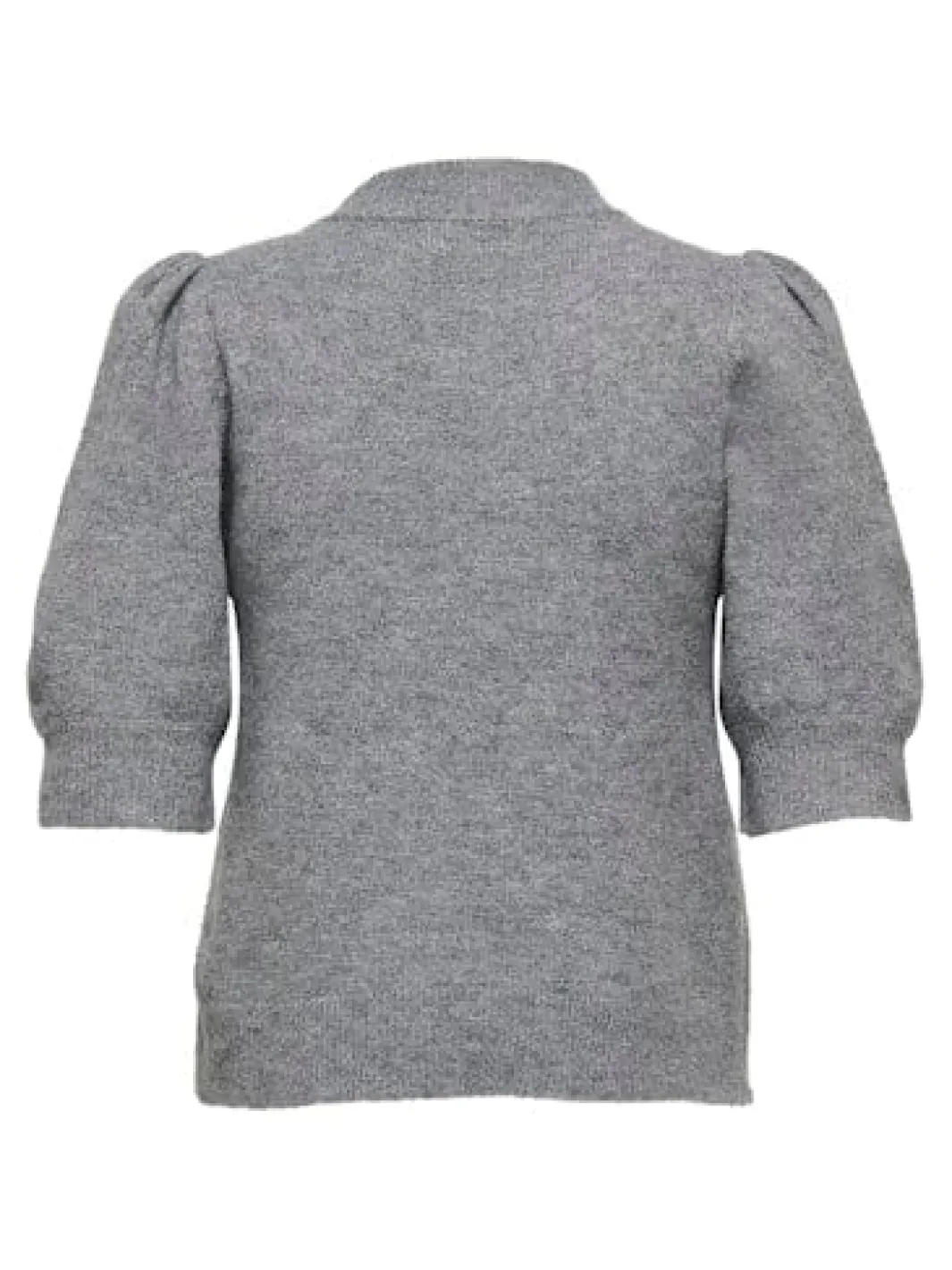 Sale JDY rue Life 2/4 Pearl Pullover Knt 4926205 Medium Grey Melange W. White Pearls
