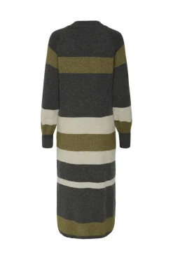 Clearance JDY rue Life L/S Long Cardigan Knt 4838634 Dark Grey Melange Kangaroo/Chateau Gray