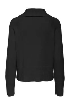 Best JDY triss L/S Button Collar Pullover Knt 4907210 Black