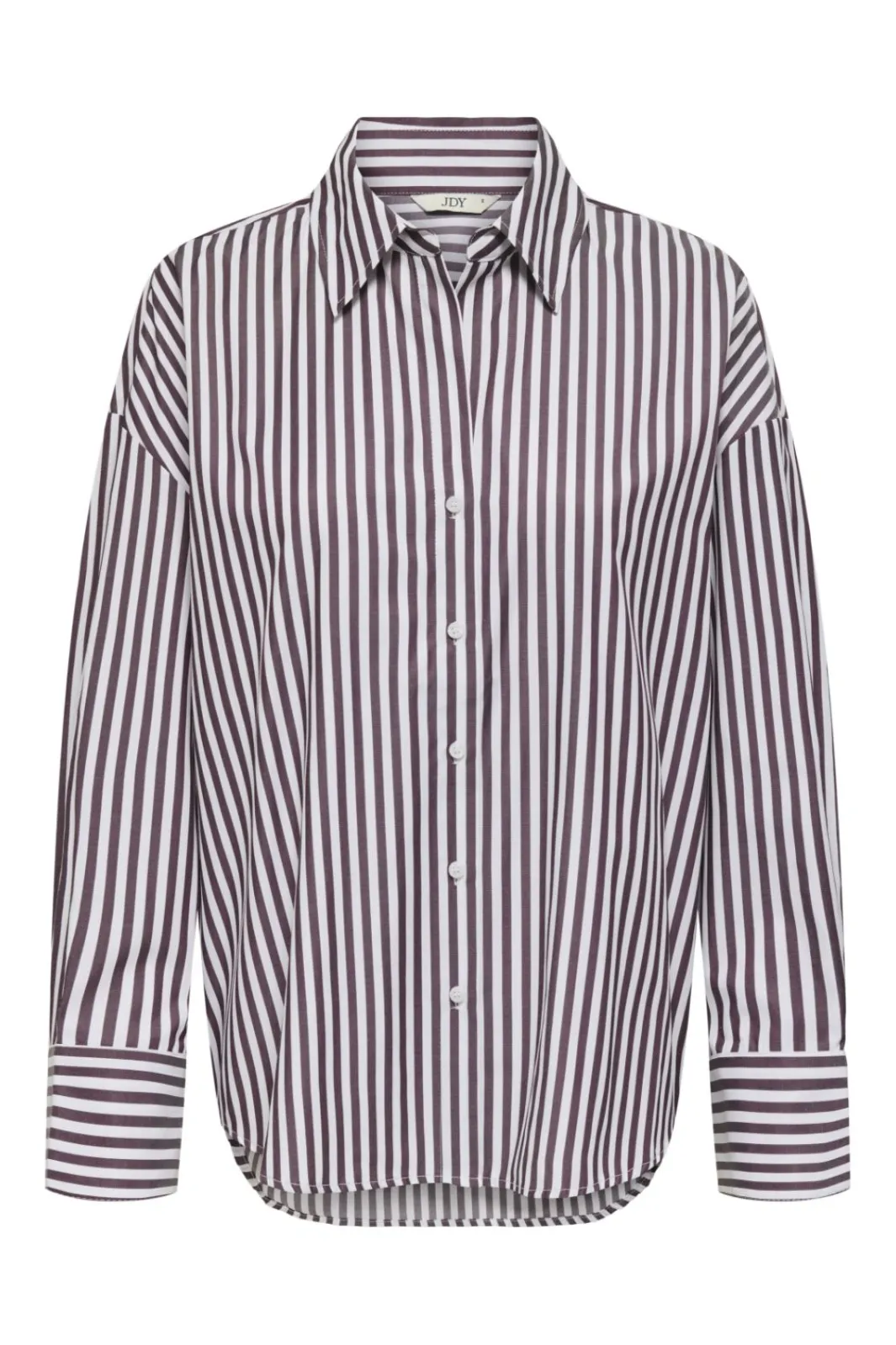 Outlet JDY vesper L/S Loose Shirt 4815311 Cloud Dancer Fig