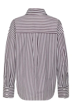 Outlet JDY vesper L/S Loose Shirt 4815311 Cloud Dancer Fig
