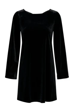 JDY victory L/S Velvet Bow Dress 4906622 Black Bow