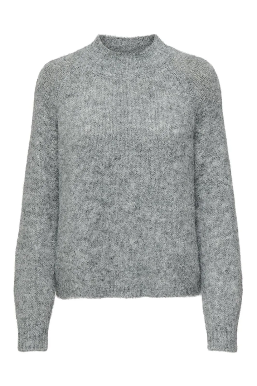 Best JDY zoey Life L/S Hn Raglan Pul Knt 4506112 Light Grey Melange