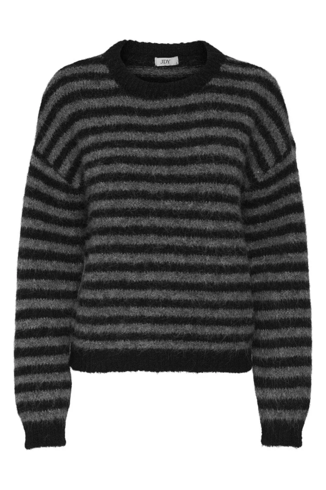 Online JDY zoey Life L/S On Dropsh Pull Knt 4838041 Black Dark Grey Melange