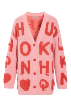 Clearance Hunkøn Jenny Knit Cardigan 25681 Pink