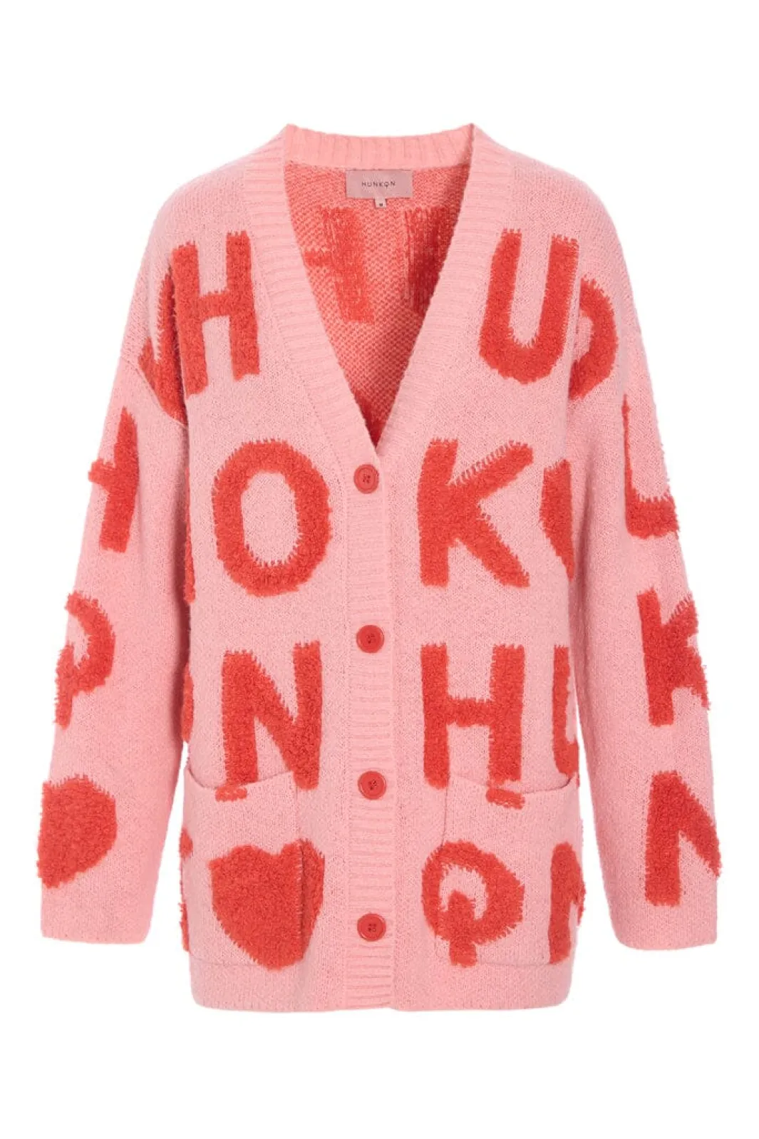Clearance Hunkøn Jenny Knit Cardigan 25681 Pink