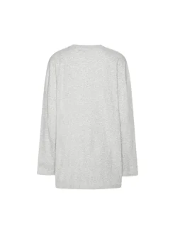 Online Rotate Jersey Ls T-shirt 1153281473 1473 Light Grey Melange