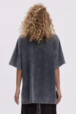 Discount Gestuz Jiogz Oversize Tee 106053 Dark Grey Washed