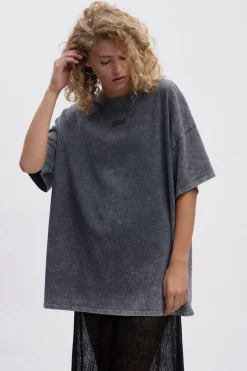 Discount Gestuz Jiogz Oversize Tee 106053 Dark Grey Washed