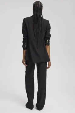 Sale Gestuz JoelleGZ pinstripe blazer NOOS black pinstripe