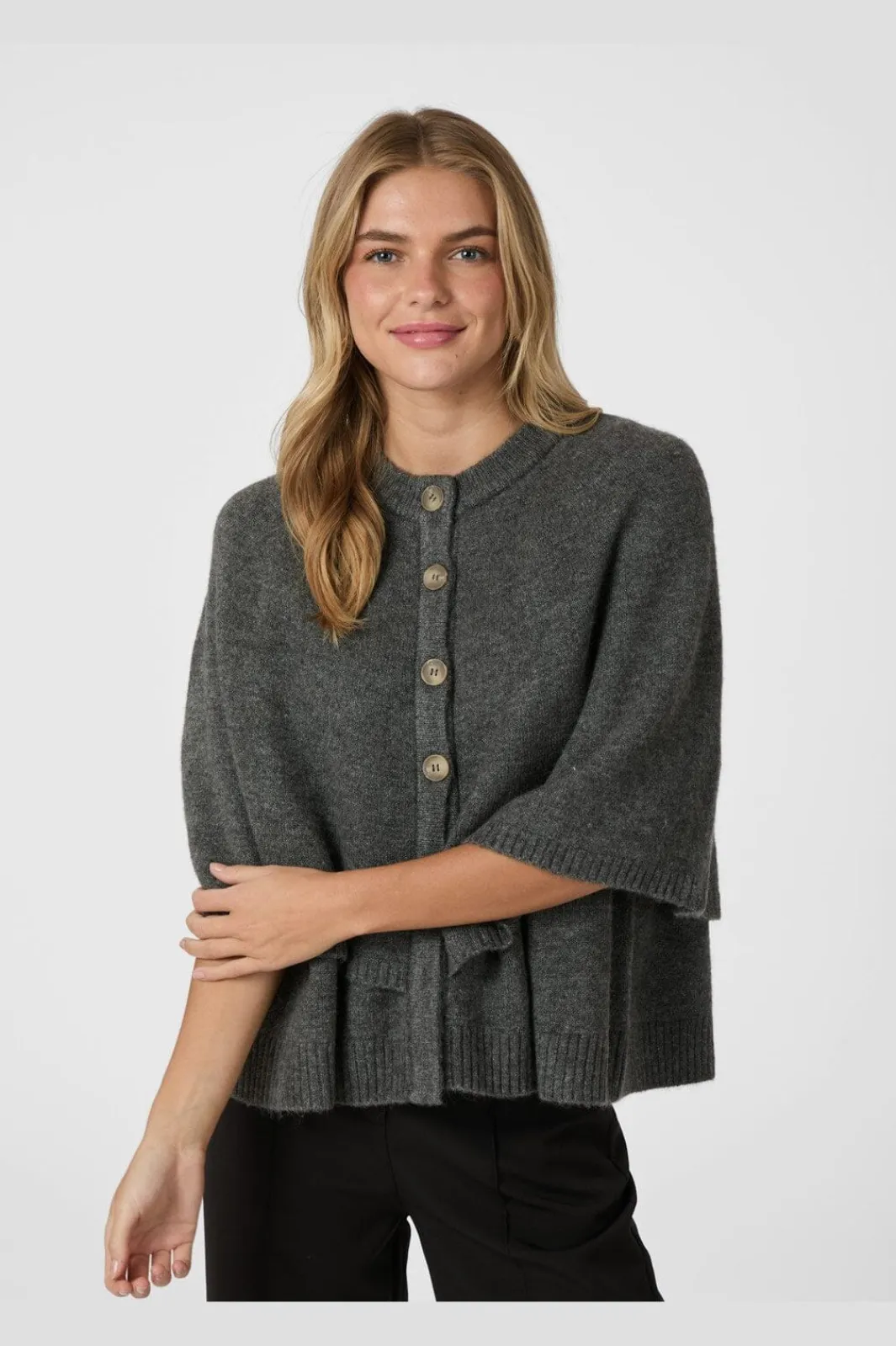 Best Neo Noir Josei Double Knit Cape 165798 130