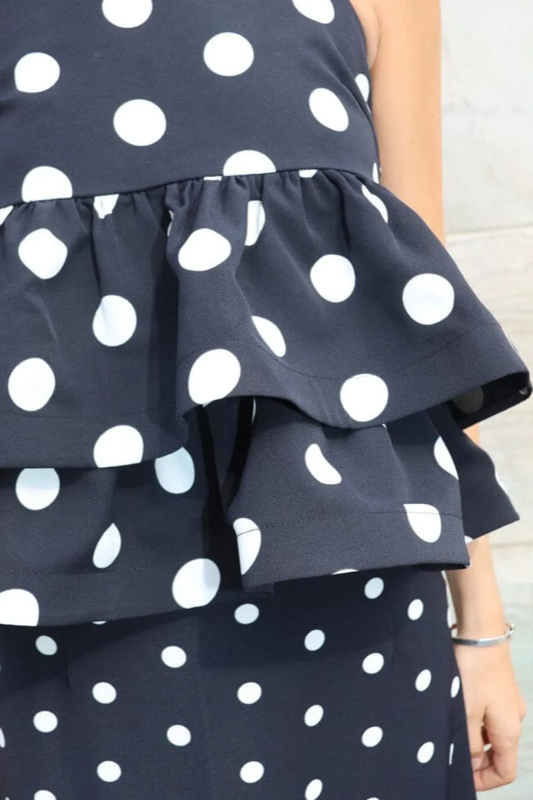 Sale Cras Joselle Top CE1038 8140 Black Polka Grande
