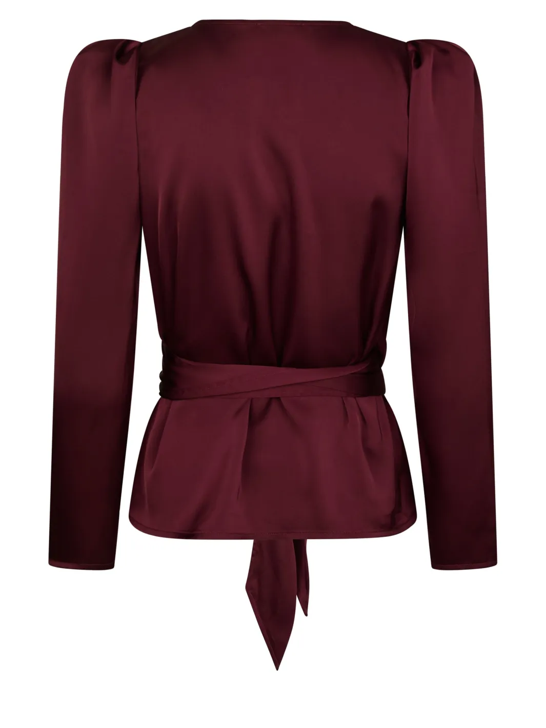 Best Valentin Studio Josie Solid Satin Blouse 167298 162