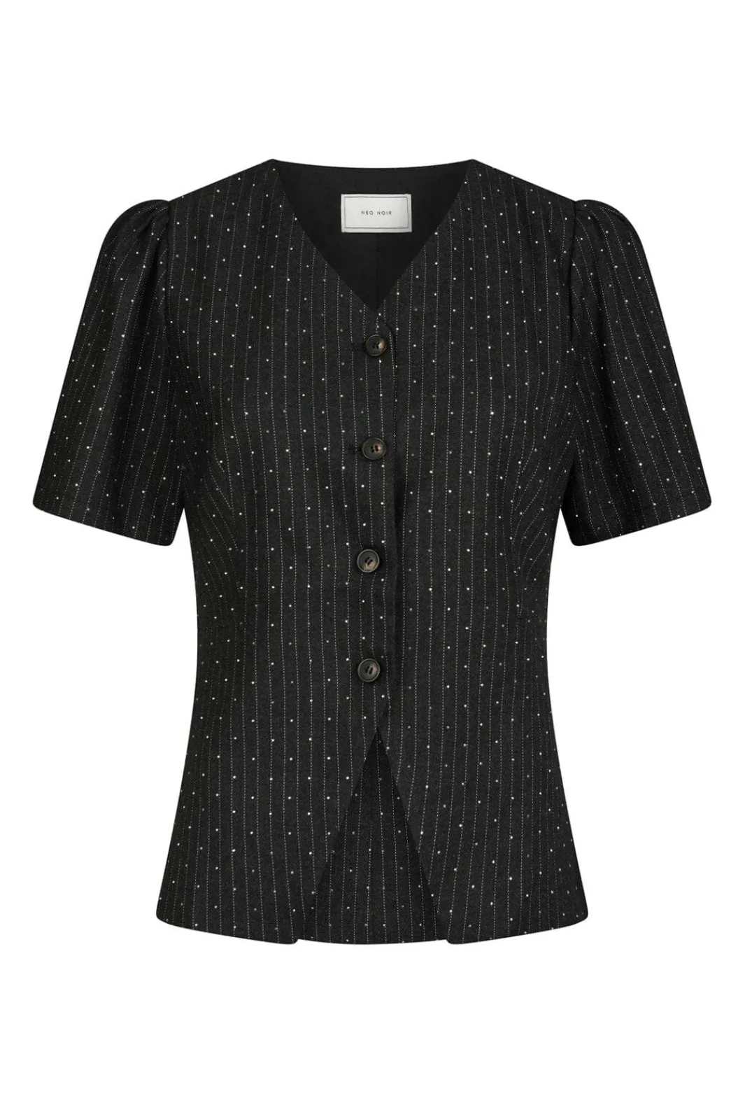 Clearance Neo Noir Jules B Pinstripe Blouse 167083 132
