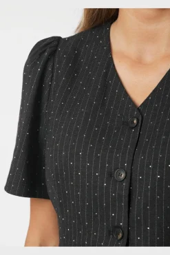 Clearance Neo Noir Jules B Pinstripe Blouse 167083 132