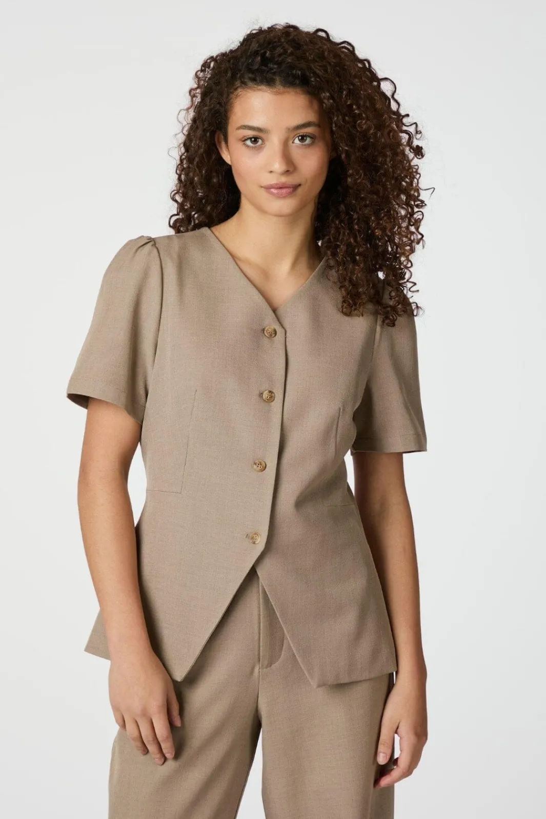 Hot Neo Noir Jules Structure Blouse 165065 811