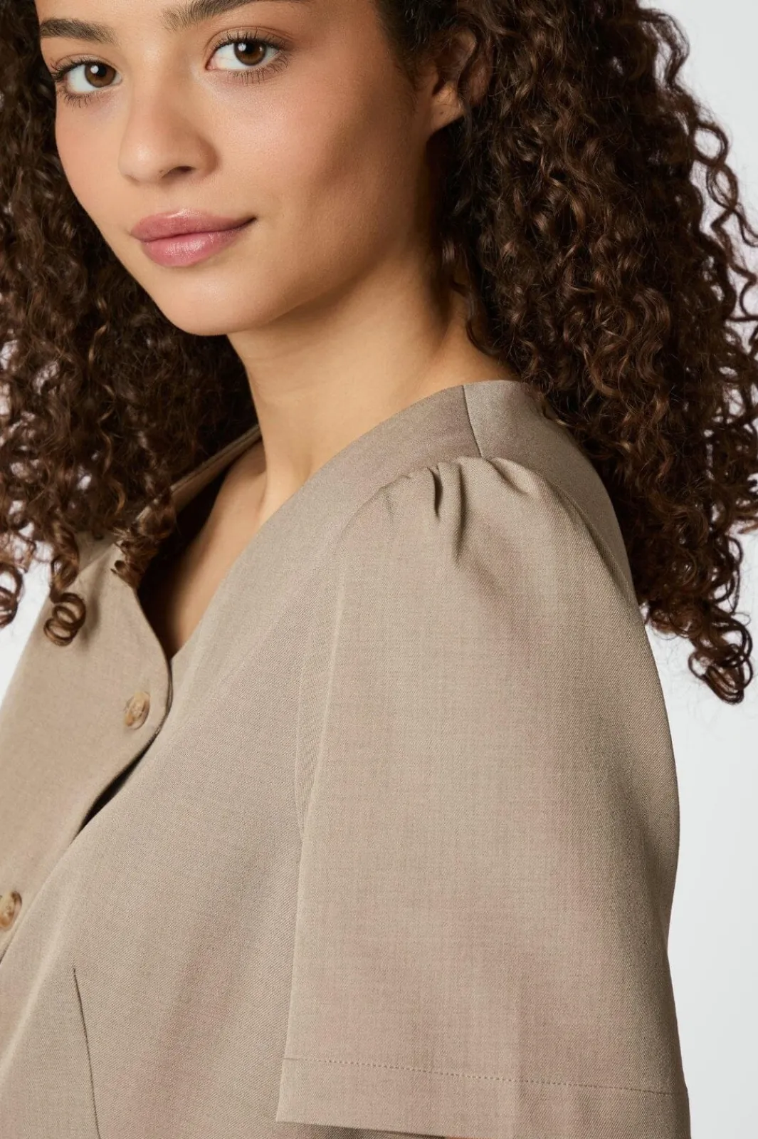 Hot Neo Noir Jules Structure Blouse 165065 811