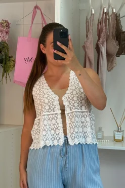 Outlet A-bee Julina Top White