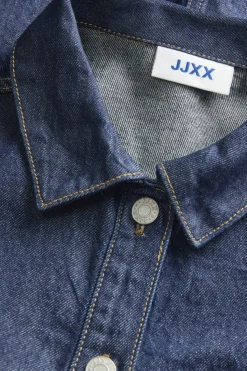 Clearance Jjxx Jxamara A Shape Ss Dress R300 Ln 4875331 Dark Blue Denim