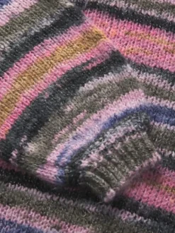 Clearance Jjxx Jxamelia Crew Neck Knit 4841933 Barberry /Multi Color