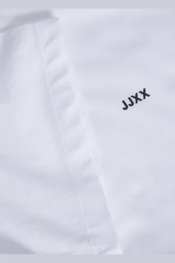 Jjxx Jxandrea Loose Ss Logo Tee 3861156 Bright White Black Logo