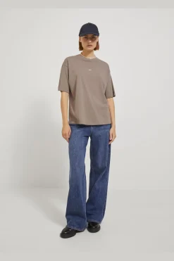 Best Jjxx Jxandrea Loose Ss Logo Tee 3861159 Brindle White Logo