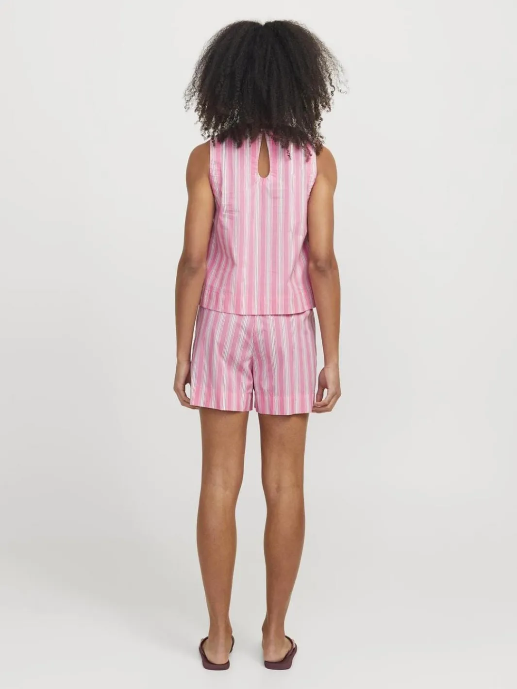 Outlet Jjxx Jxava Poplin Shorts 4651928 Morning Glory Striped