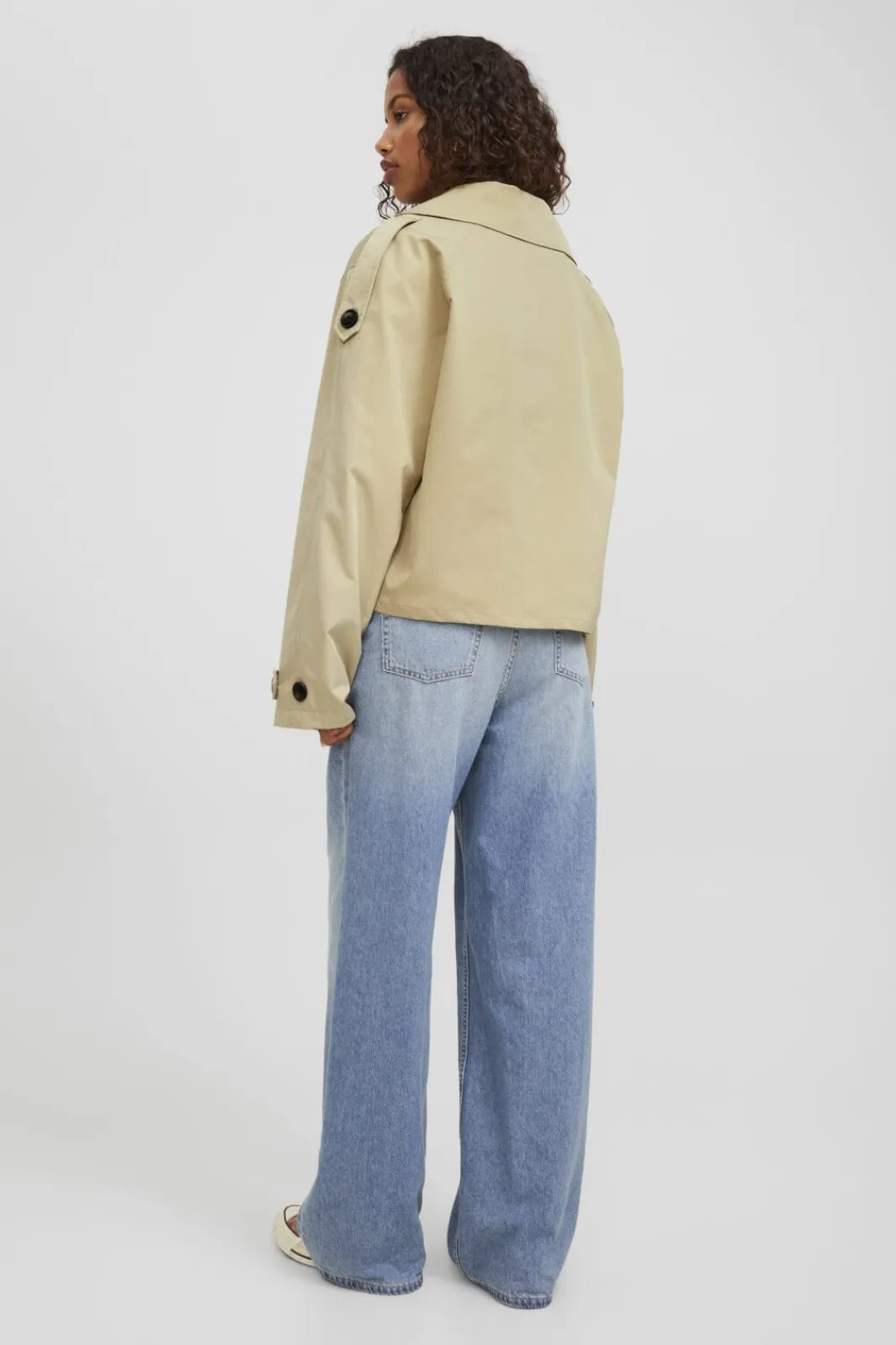 New Jjxx Jxcarlie Short Trenchcoat Sn 4382619 Twill