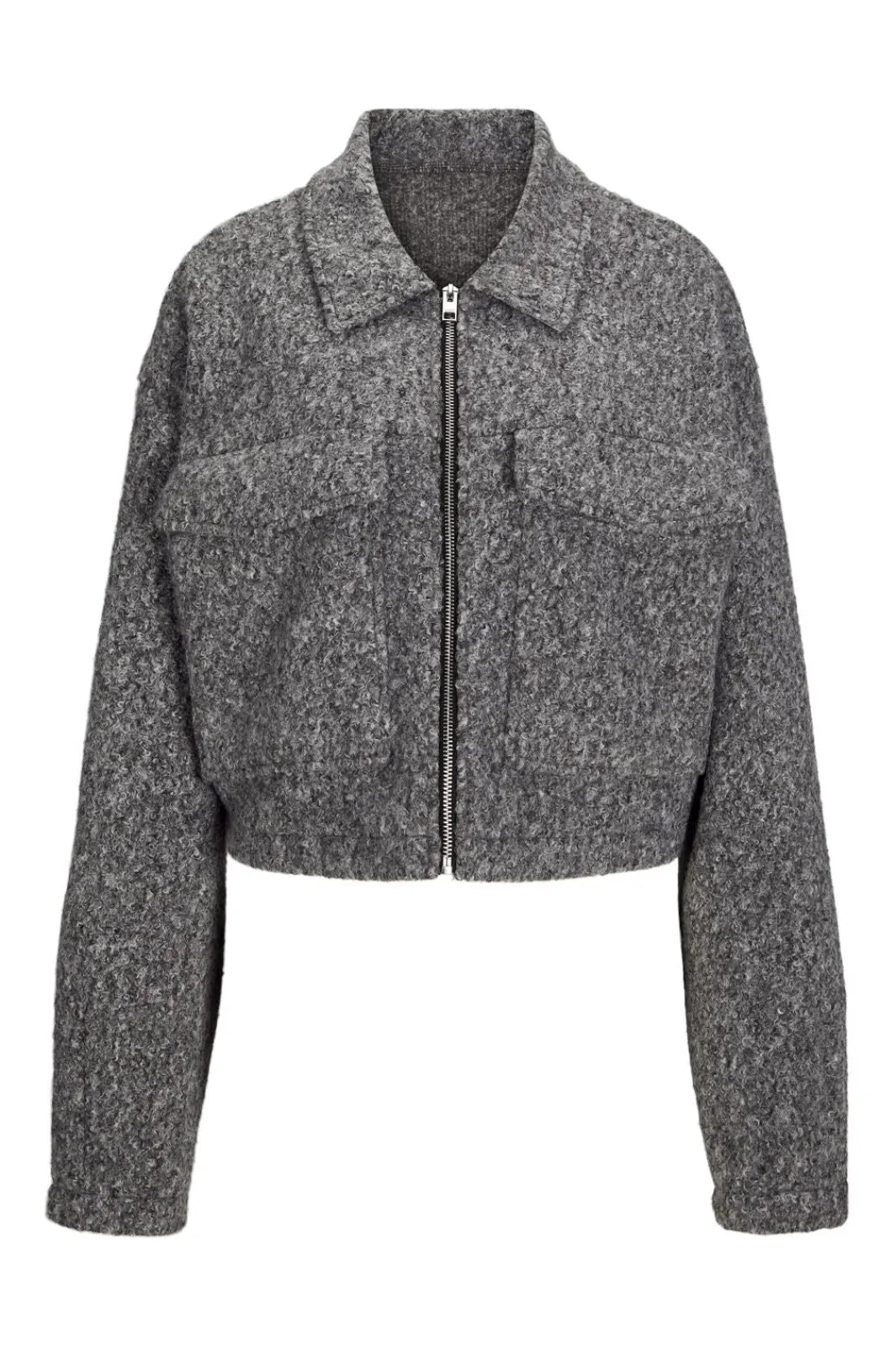 Hot Jjxx Jxcarol Curly Jacket 4687511 Grey Melange