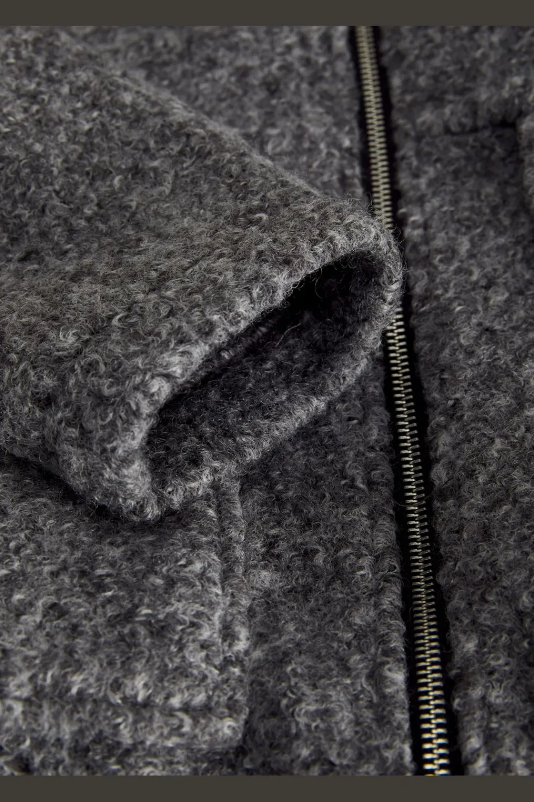 Hot Jjxx Jxcarol Curly Jacket 4687511 Grey Melange