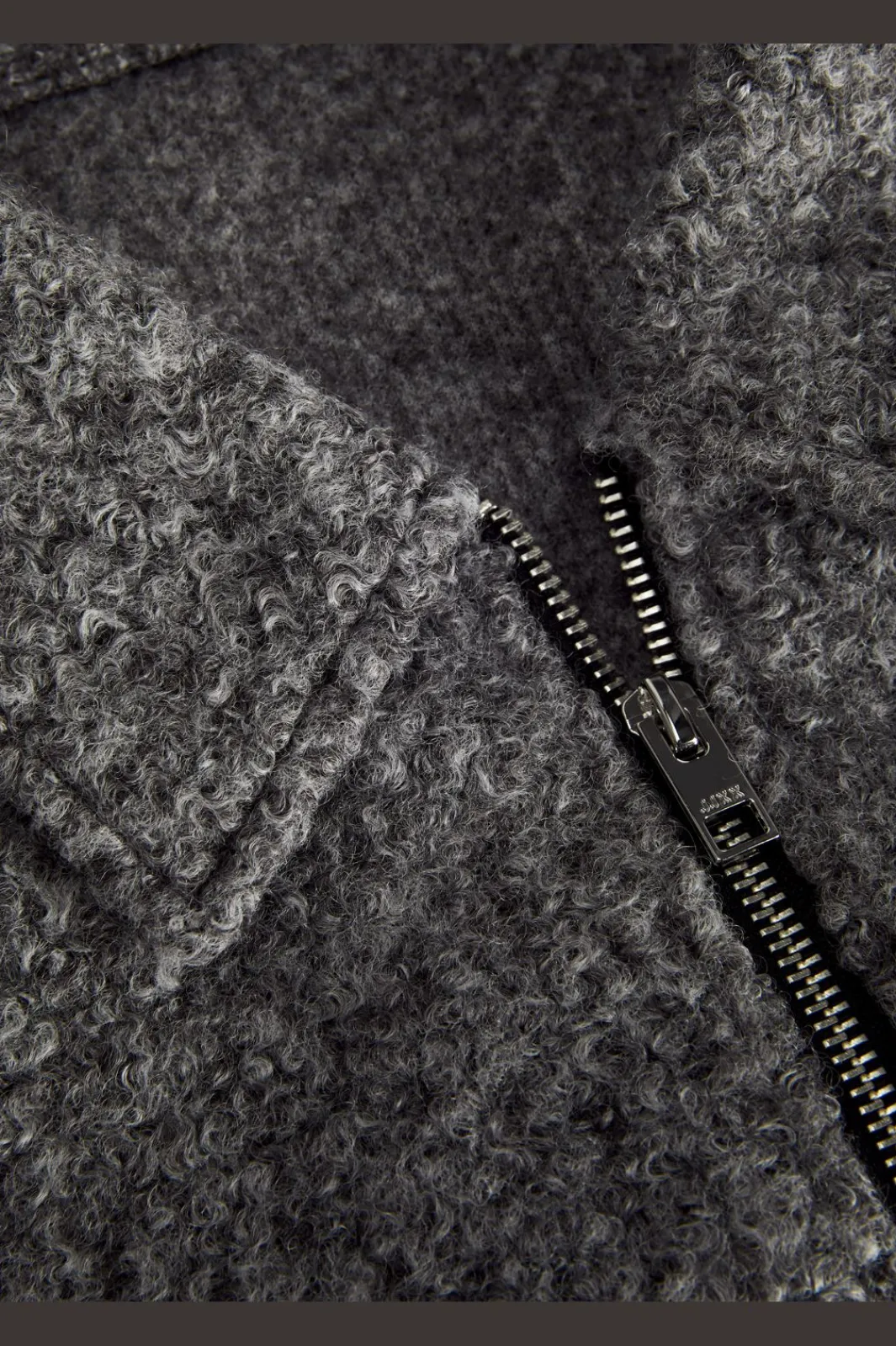 Hot Jjxx Jxcarol Curly Jacket 4687511 Grey Melange