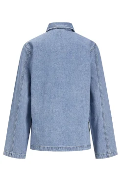Sale Jjxx Jxela Worker Denim Jacket 4707024 Light Blue Denim