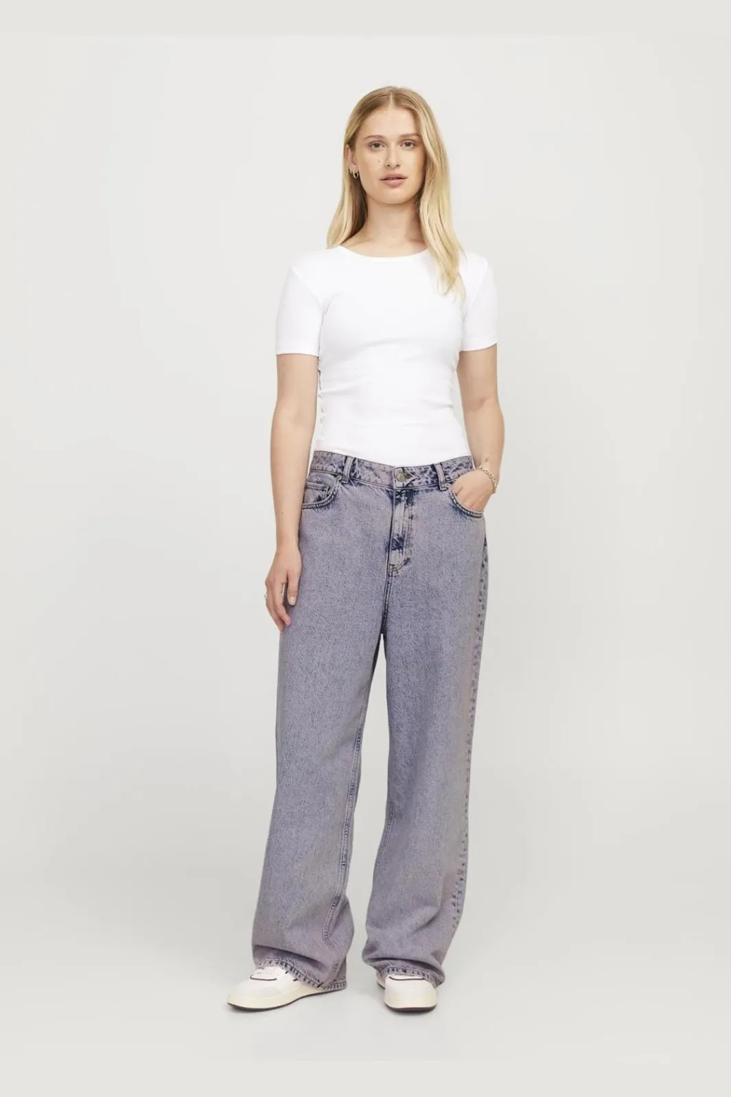 Best Jjxx Jxerin Baggy R212 Jeans 4714149 Medium Blue Denim Pink