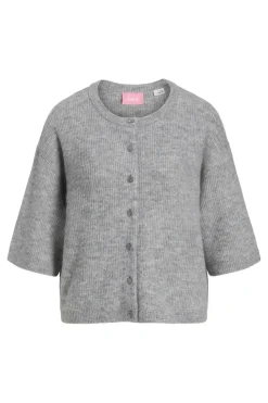 Best Jjxx Jxevi Ss Cardigan Knit 4832228 Medium Grey Melange