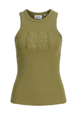 Jjxx Jxforest Str Sl Patch Rib Top 4925804 Green Moss