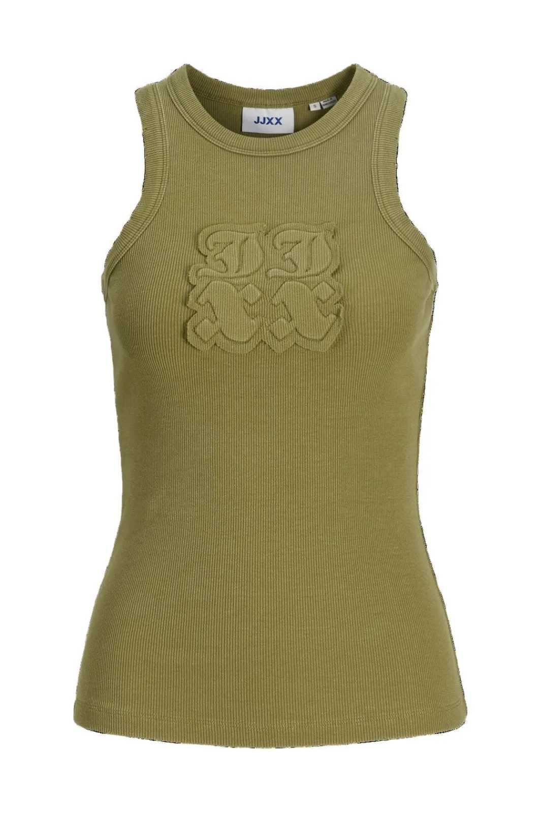 Jjxx Jxforest Str Sl Patch Rib Top 4925804 Green Moss