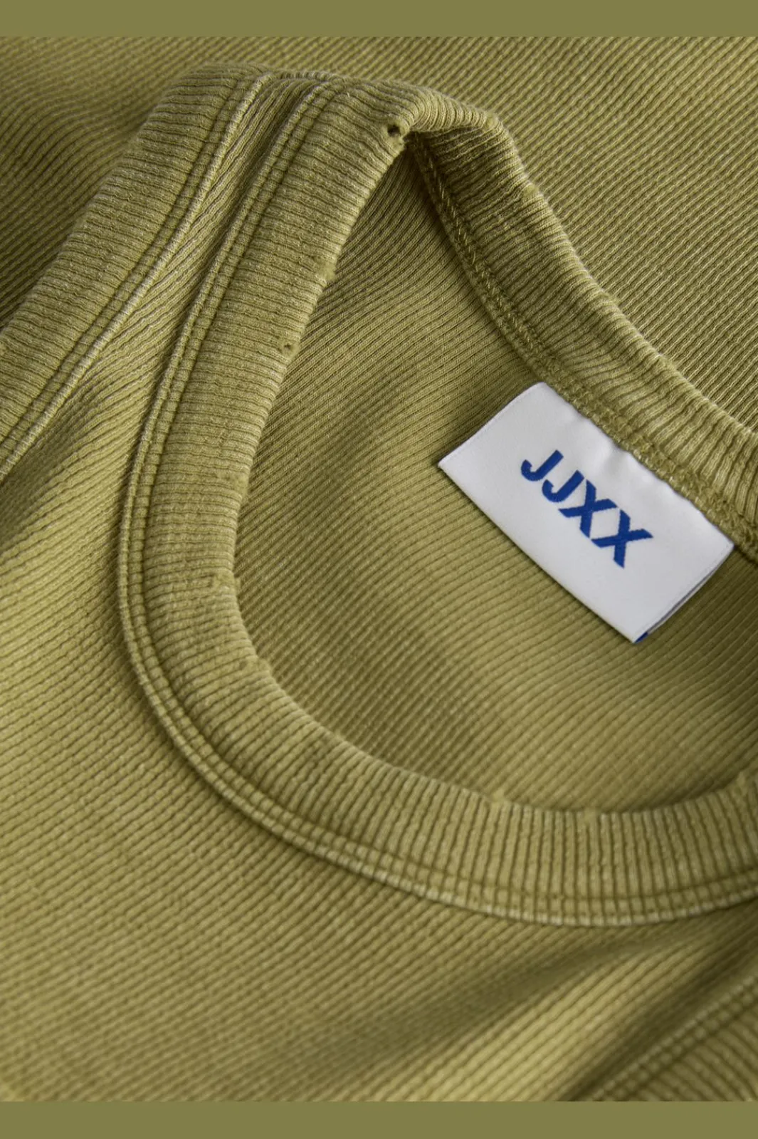 Jjxx Jxforest Str Sl Patch Rib Top 4925804 Green Moss
